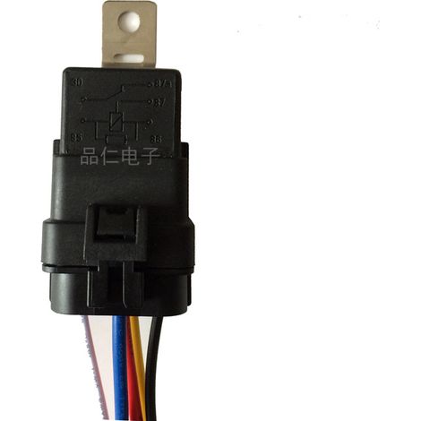 Integrierter wasserdichter Kfz-Konverter mit 5-poligem Relais (12 V DC) und 5-adriger Buchse (1/4)