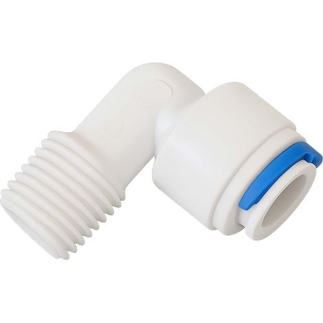 Naturewater Jaco-Fitting 90° Conector Codo Empalme de manguera 6,5mm (1/4") Rosca macho (1/5)