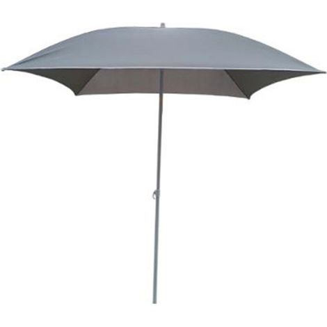 Parasol de Plage Carré "Helenie" 172cm Gris