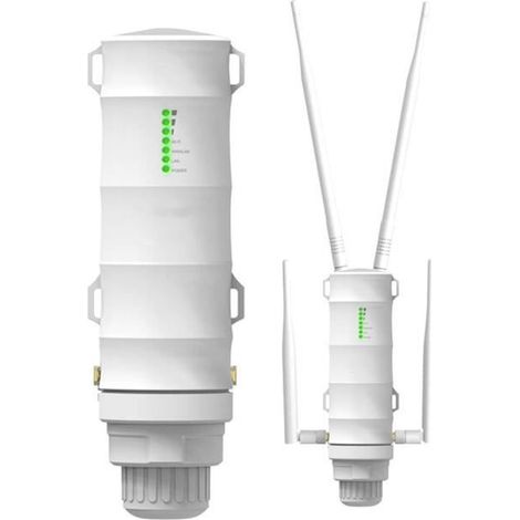 Répéteur extérieur AC600 Point d'accès extérieur Prolongateur de Signal sans Fil Amplificateur de Signal WiFi 3