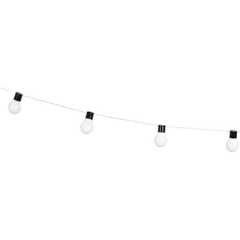 Guirlande Lumineuse Led "Boules" 180cm Blanc (1/2)