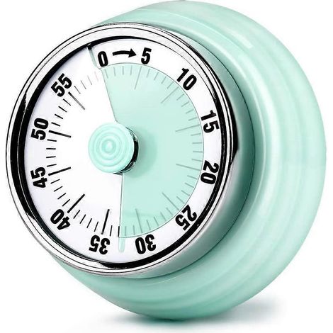 Küchentimer, 60 Minuten, magnetisch-mechanisch, batterielos, mit 72 dB Alarm