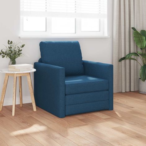 Schlafsofa Blau 74 x 77 x 81 cm Stoff