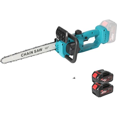 Scie Électrique à Chaîne, Design Sans Fil, Moteur Haute Puissance, Avec batterie 2X (1/2)