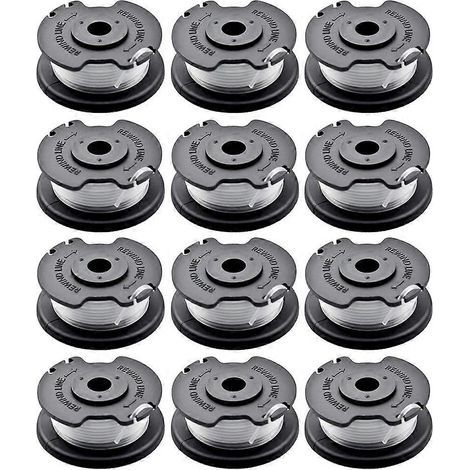 12 bobines TLE-03 pour coupe-bordures Einhell GE-CT 18/28 Li TC/GE-CT 18/28 Li (fil de nylon). (1/5)