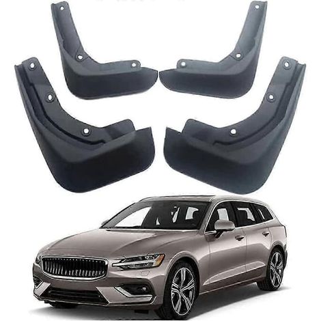 Ecleanfy - 4 garde-boue pour Volvo V60 MK II Break 2019-2021, garde-boue moulés (1/5)