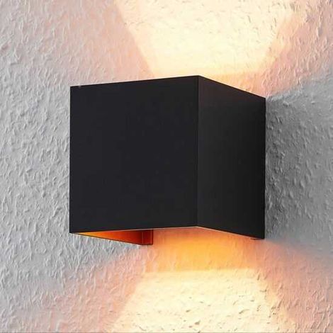 [GEBRAUCHT] B-Ware ELC Wandlampe Wandleuchte Jördis schwarz eckig G9 LED Lampe Leuchte up and down (1/2)