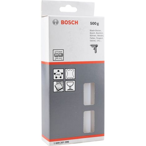 BOSCH 1.609.201.396 (pkt of 25) Glue sticks (clear) 11mm x 200mm (1/2)