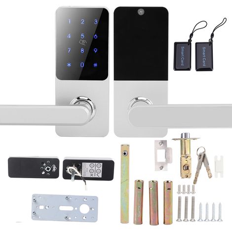 Appartement Serrure Intelligente Bluetooth Commande à Distance Carte Clé Mécanique Déverrouillage (1/5)