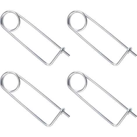 Set di 4 perni di bloccaggio in acciaio