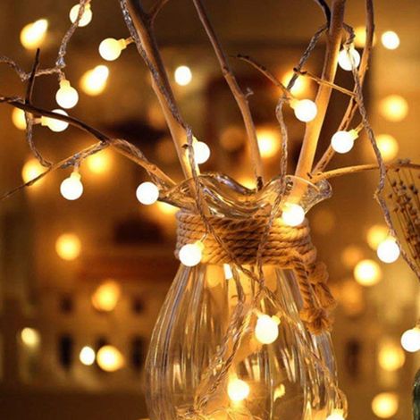 Lichterketten mit hoher Helligkeit, romantischem Charakter und niedrigem Stromverbrauch – dekorative Lichterketten für Hochzeiten, Hotels und mehr. (1/5)