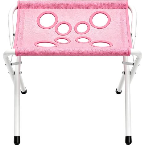 Hamac de toilettage pliable pour animaux de compagnie, avec support, bain pour chiens, petits chiens et chats, lit Portable, coupe des ongles, soins de bain, rose (1/5)