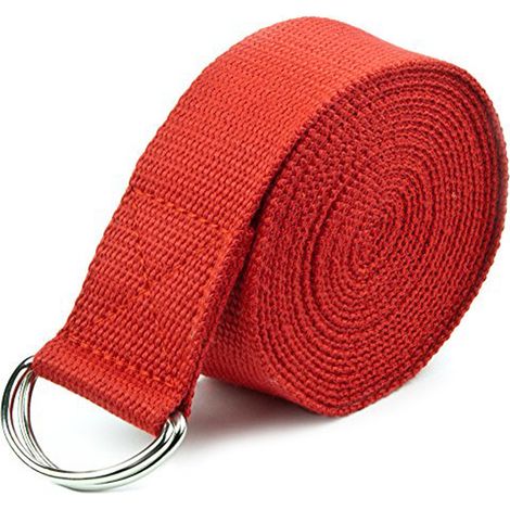 Bande élastique de yoga en coton extensible, bande de fitness, bande de sport