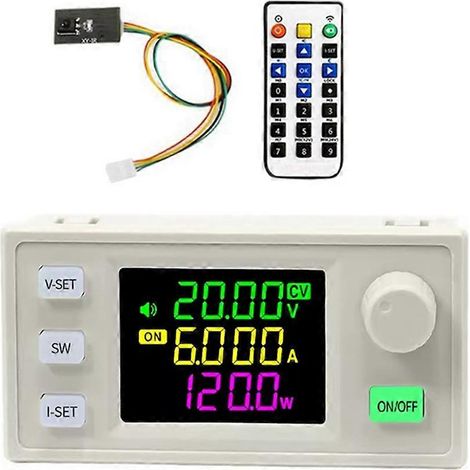Alimentation CC régulée SK120X pour CNC + kit infrarouge, convertisseur CC-CC élévateur/abaisseur de bureau 6-36 V vers 0-36 V 120 W avec régulation USB (1/5)