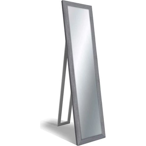 Lupia Specchio da Terra Floor Mirror 40X160 cm Boston Shabby Grey Arredo Casa (1/5)