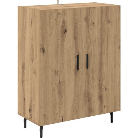 Maison Exclusive - Credenza Rovere artigianale 69,5 x 34 x 90 cm Legno multistrato