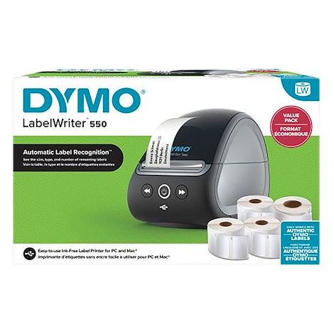 2147591 Imprimante Dymo LabelWriter 550 + 4 étiquettes (1/5)