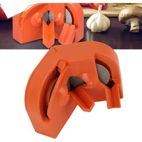Afilador de taladro eléctrico, multiusos, modelo naranja, para todo tipo de taladros, material plástico [Equipo de perforación] + Afilador eléctrico + multiusos, portátil + naranja [Descripción] (1/5)