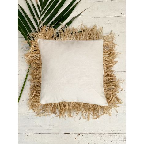 Federa in rafia stile boho 50x50 (1/2)