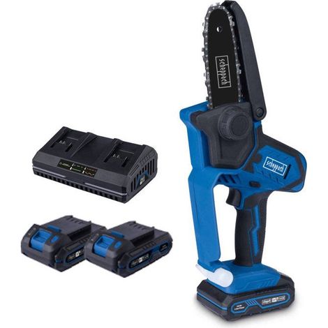 SCHEPPACH C-PS100-X cordless garden saw - SET S - 2 20V IXES 2 Ah batteries + dual charger (1/5)