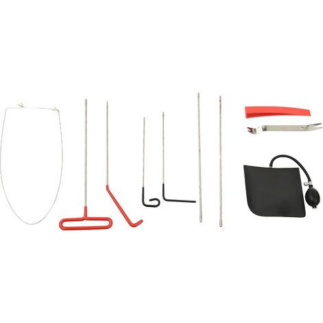 vidaXL Kit de herramientas apertura de puerta coche universal 11 pzas (1/2)