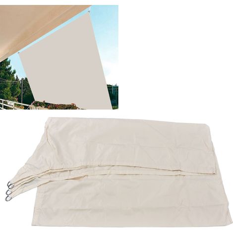 Voile d'ombrage anti-UV pour piscine de jardin, voile d'ombrage extérieure imperméable, filet d'ombrage carré en polyester, 3 x 3 mètres (1/5)