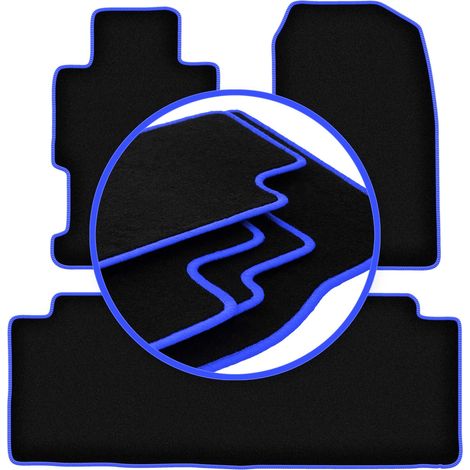 Alfombrillas CARLUX-BLUE para Honda Civic VII 5 puertas (2001-1007)