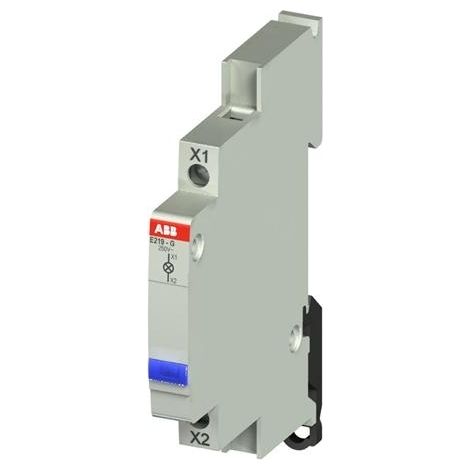Lámpara modular monofásica azul 115-250V CA E219-G 2CCA703404R0001 (1/3)