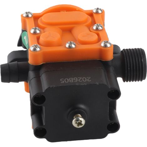 12V Membran-Druckpumpe Landwirtschaft Garten Elektrische Sprühanlage Wasserpumpenzubehör Typ C Rückflussverhinderer Langlebiges Einzelgewinde ohne Stillstand (1/5)
