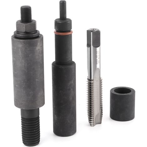 Kit 4 pièces extracteur et installateur de douilles d'injecteur carburant pour Ford Powerstroke 6.0L 6.4L 2003-2010, outil de dépose/repose, acier robuste (1/5)
