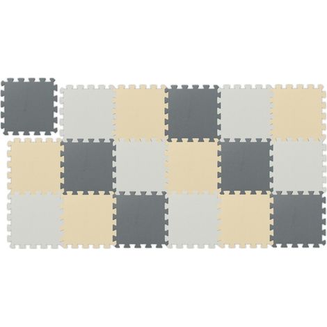 Puzzle-Spielmatte, EVA-Schaum, 3-Farben-Set