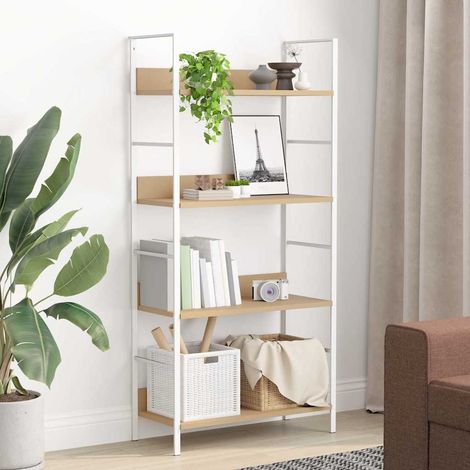 Maison Exclusive - Scaffale Libri 4 Ripiani Rovere 60x27,6x124,5 Legno Multistrato (1/5)