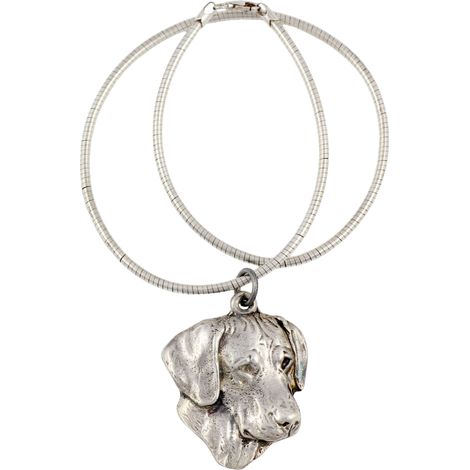Rhodesian Ridgeback, perro león africano: collar para perros, joyería única para amantes de los perros, colgante de serpiente único de Art-Dog (1/5)