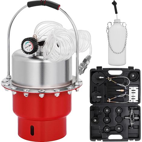 Kit neumático para purgar frenos, depósito de 5 L, manejo por una sola persona, 5 L (1/2)