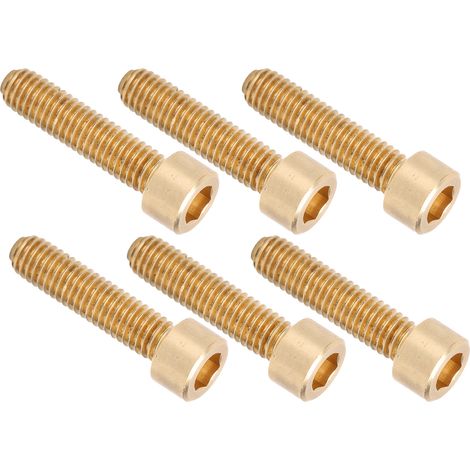 50 vis à tête hexagonale creuse en cuivre, M6 x 25 mm, outils et fournitures industrielles (1/5)