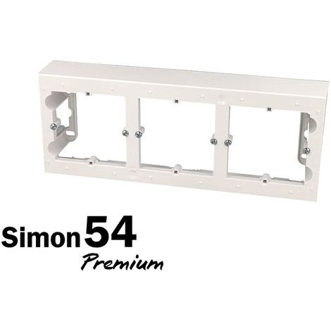 Boîte de dérivation kontakt-simon dpn3/11 3 modules surface brillante
