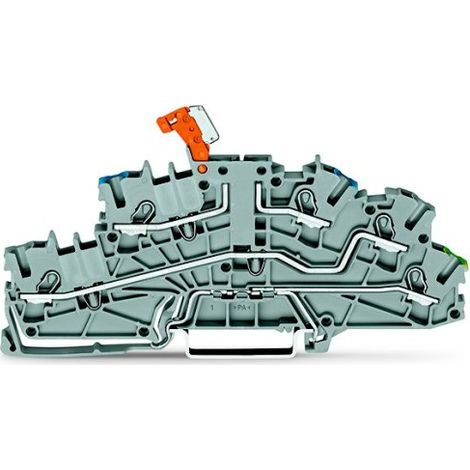 Conector de instalación para montaje en suelo con interruptor basculante tipo cuchilla NT/L/PE topjobs 2003-6641