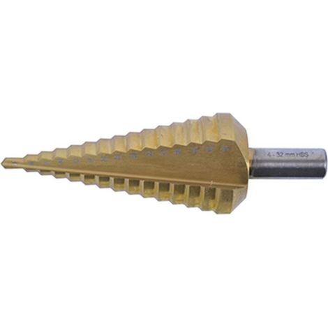 Makita HSS Titan Stufenbohrer, Ø 4-32 mm, 15-stufig, Rundschaft