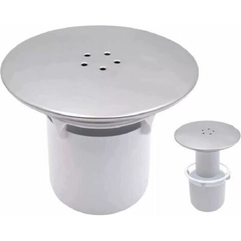 Duschablaufstopfen – 90 mm/115 mm – Einfach zu installierender Ersatzablauf – Verchromt – Schneller Wasserdurchfluss – Duschablaufabdeckung