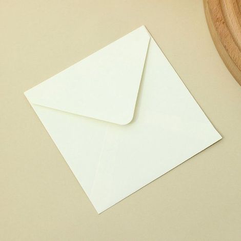 Packung mit 50 quadratischen, farbigen Briefumschlägen Schlichtes Design, vielseitig verwendbar Handgefertigte Umschläge für Grußkarten und Gesch (1/5)