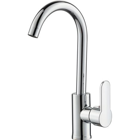 Küchenarmatur mit Warm- und Kaltwasseranschluss, Haushaltsset aus Kupfer, Waschbecken mit Universaldrehung (1/4)