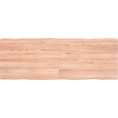 Dessus de table,Plateau de table,Plan de travail bois chêne massif traité bordure assortie CIV330456 (1/5)