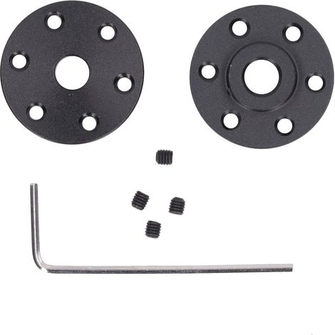 Accouplement de roulement à bride, coupleur de support d'arbre de guidage en alliage d'aluminium galvanisé isolant pour moteur modèle RC (1/5)
