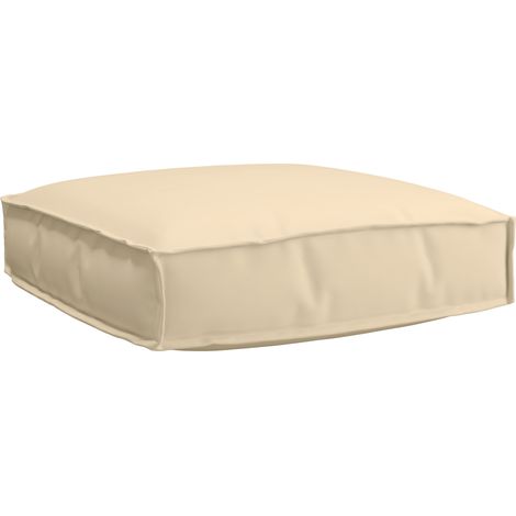 vidaXL Pallet Cushion for suitable for Seat Beige 60 x 60 x 12 cm Oxford fabric (1/5)