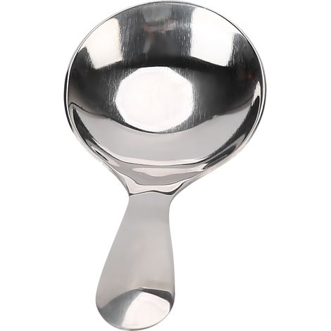 Cuillère multifonctionnelle en acier inoxydable à manche court pour glace sucre thé sel café (1/5)