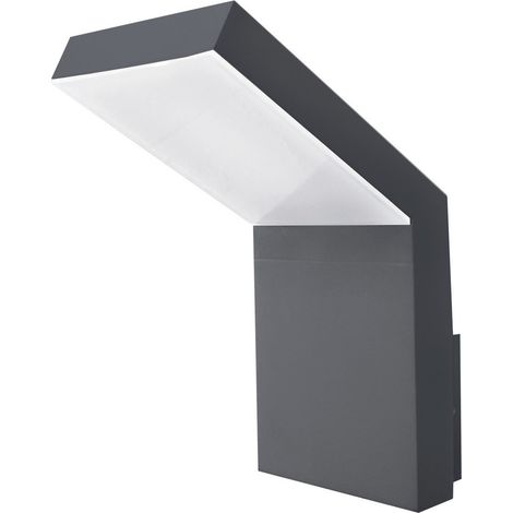 Merano Albuquerque Applique Extérieure Down Aluminium Gris Foncé LED 6W 522Lm 3000K IP54 AC Driver Inclus