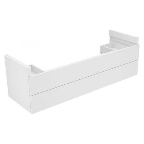Meuble bas EDITION 400 PLANNING avec découpe siphon 1400x437x450mm noyer / noyer KEUCO