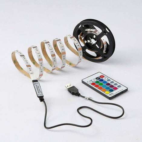 Tira LED interior we rgb200 2m flexible mando a distancia (1/3)