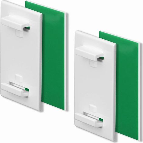 Accessoires pour stores plissés/stores enrouleurs sans perçage, supports et fixations faciles à installer pour stores plissés (10 pièces)
