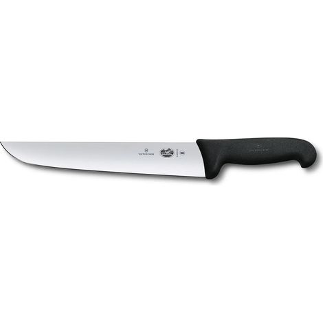 Victorinox Coltello da Macello Lama 26 Cm Manico Fibrox Nero